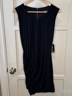 NWT Express Sleeveless Bodycon Mini Dress, Black - Size Small